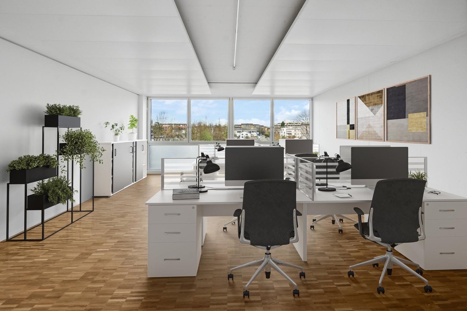 140m² office