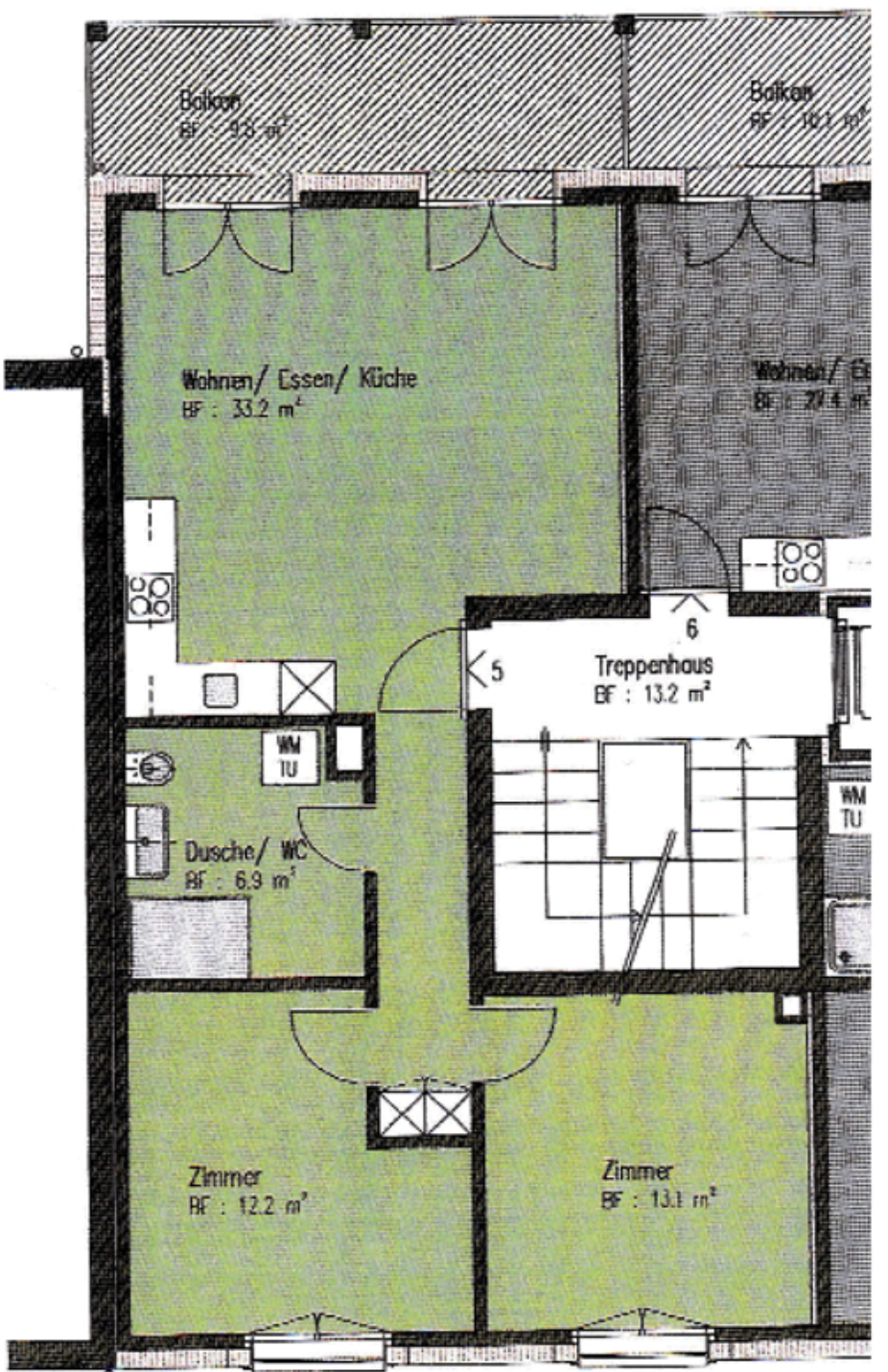 3 ½ rooms apartment