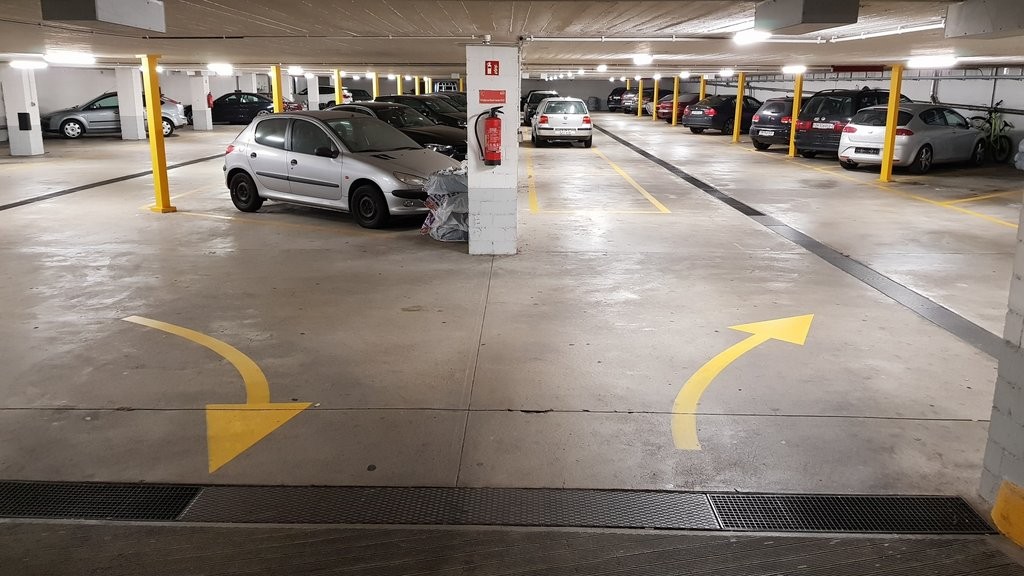 Posto auto sotterraneo