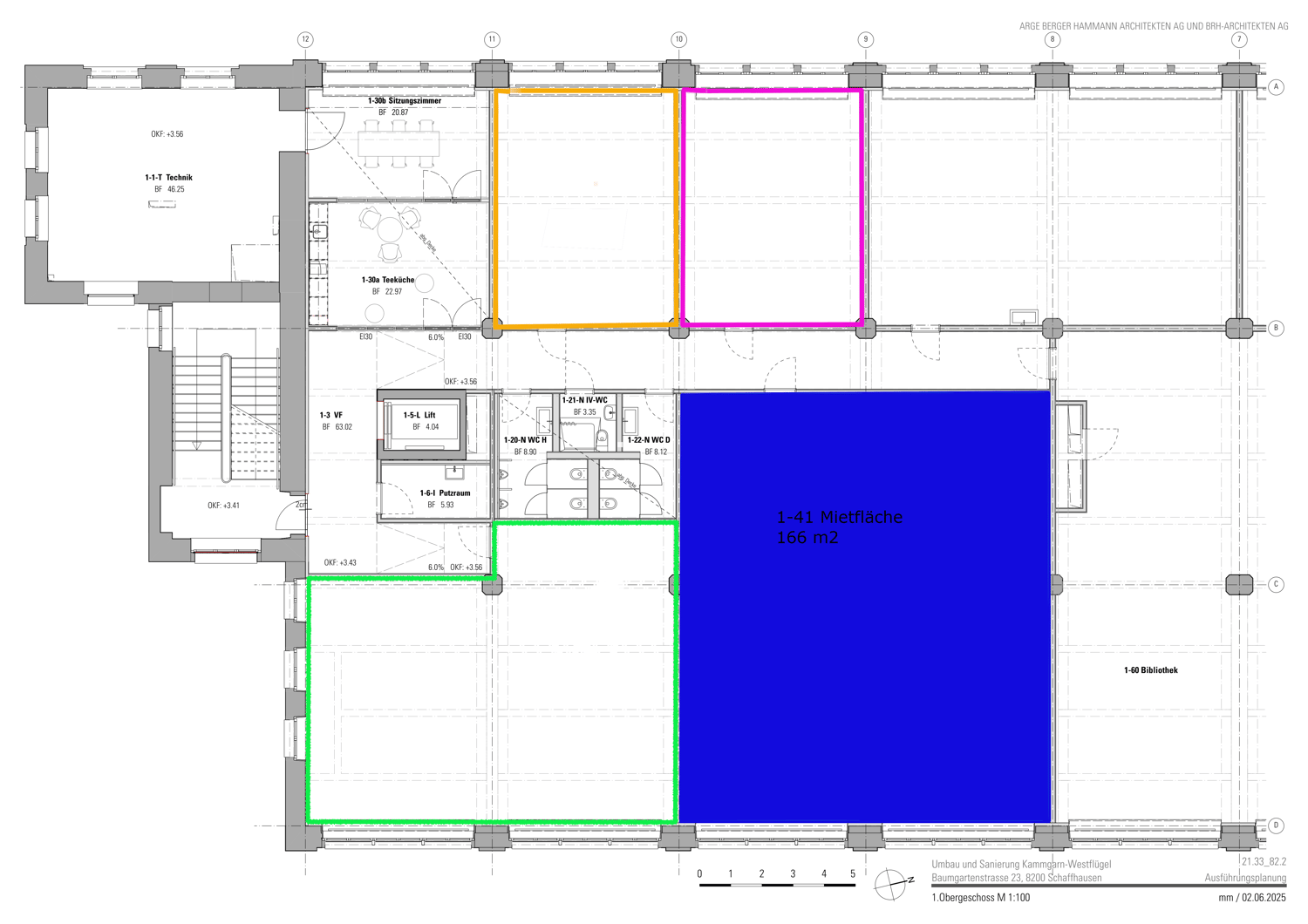 166m² office