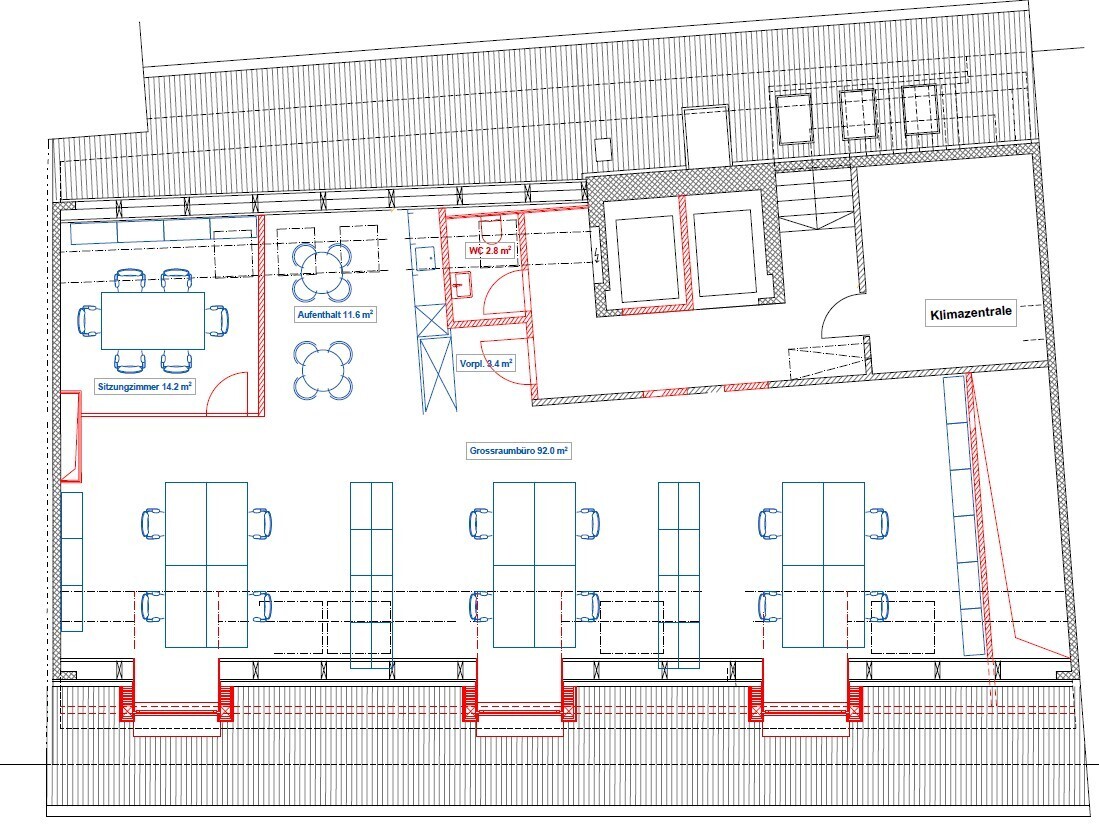 660m² office