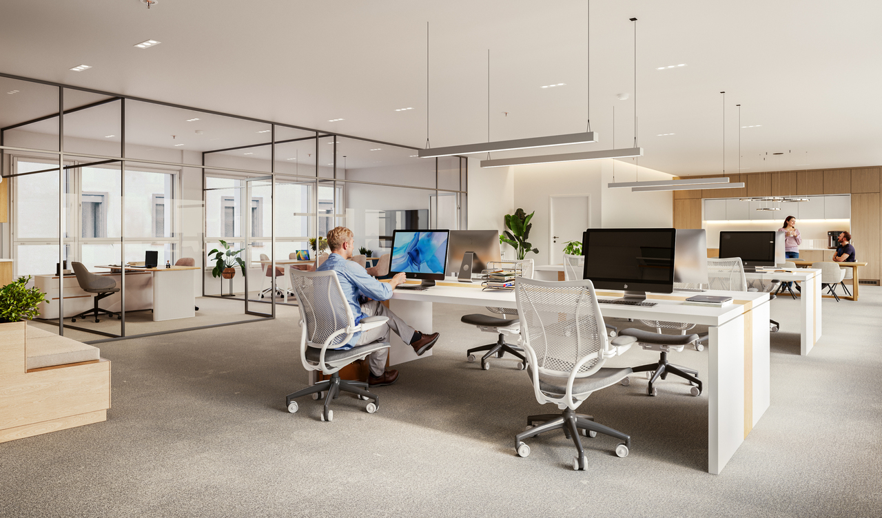 660m² office