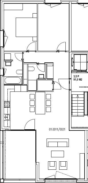 3 ½ Zimmer Wohnung