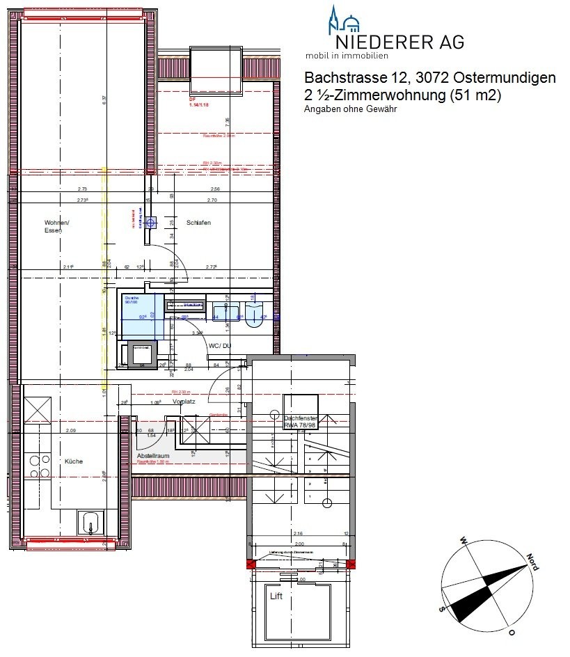 2 ½ rooms apartment