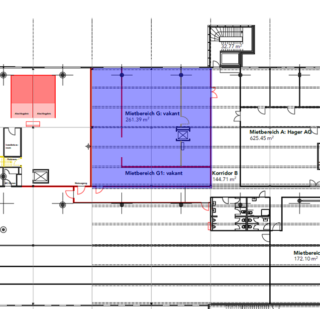 260m² office
