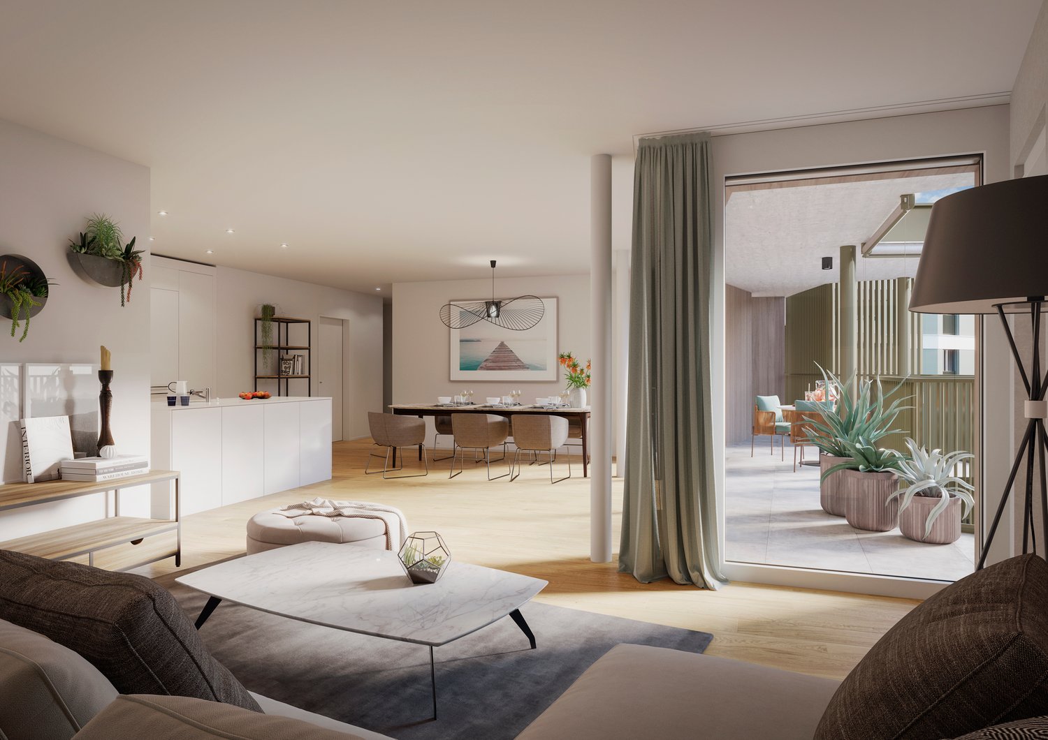4 ½ rooms furnished flat