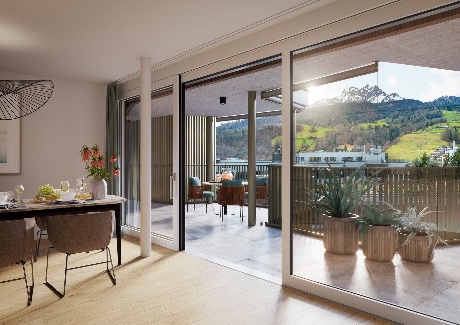 4 ½ rooms furnished flat