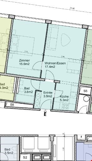 2 ½ rooms apartment