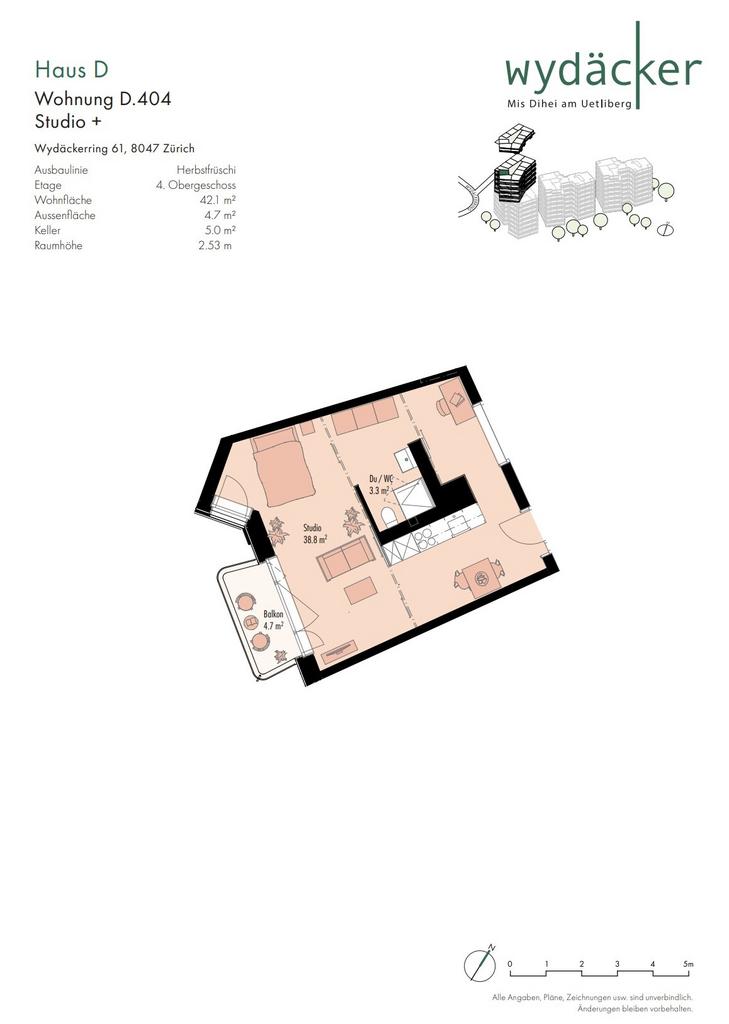 appartamento di 1 ½ locali
