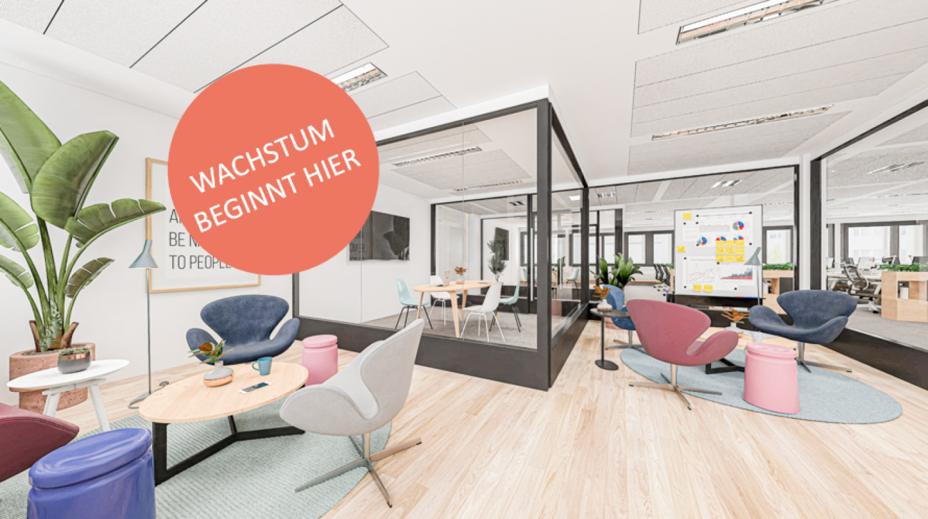970m² office