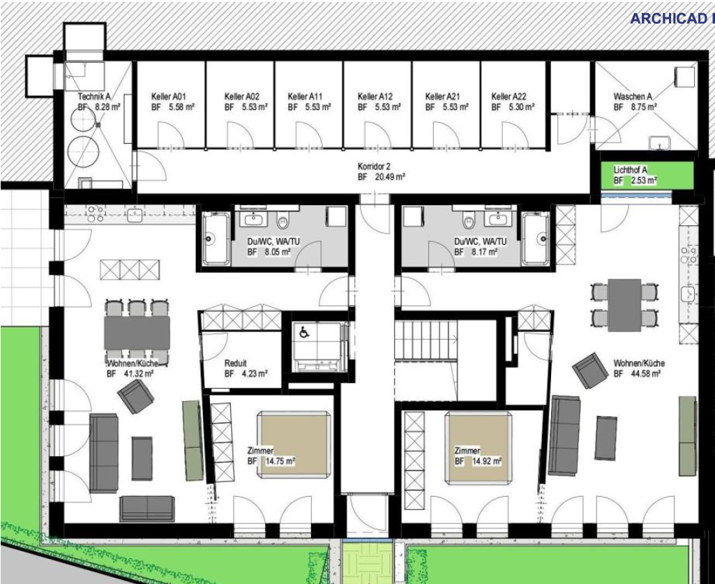 2 ½ rooms apartment