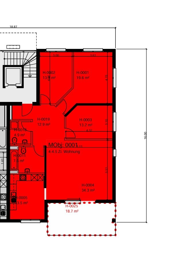 Appartamento di 4 ½ locali
