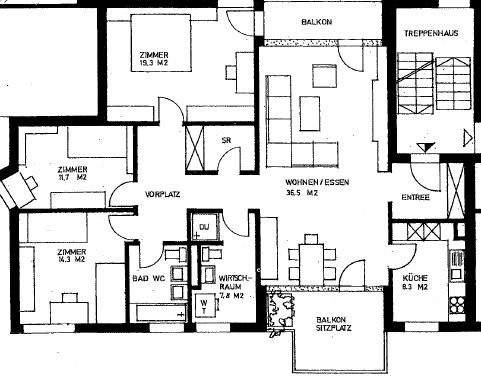 Appartement de 4 ½ pièces