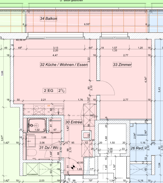 Appartamento di 2 ½ locali