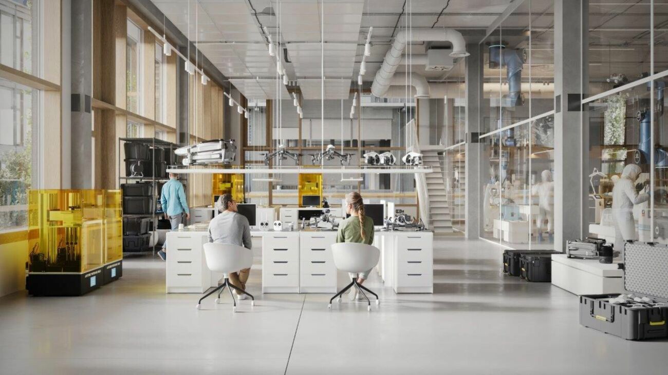 1500m² office