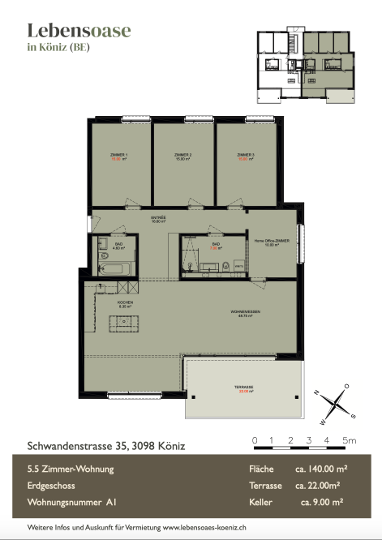Appartamento di 5 ½ locali