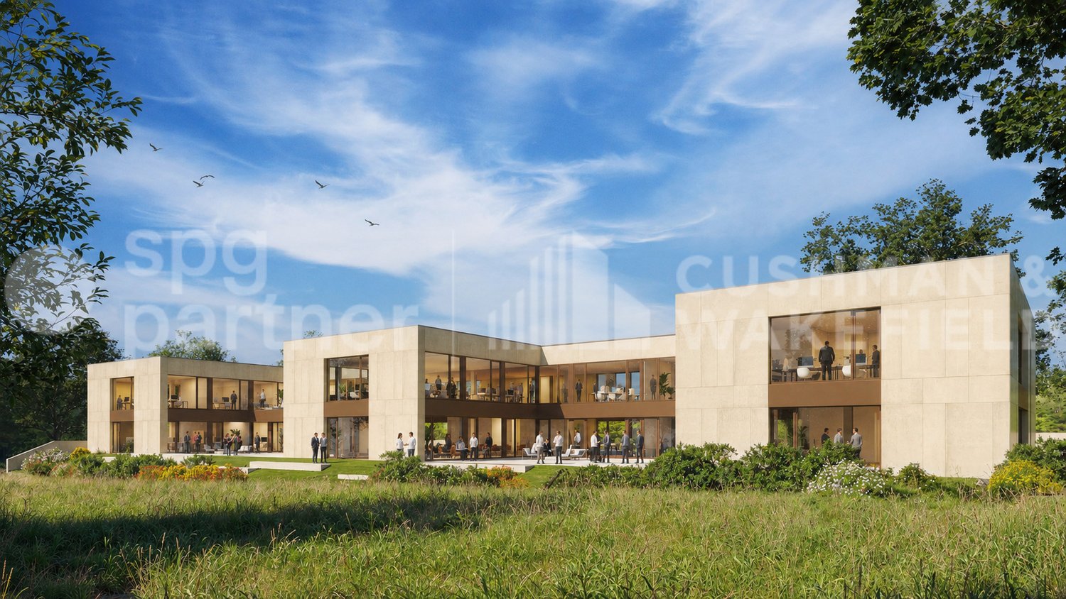 260m² office