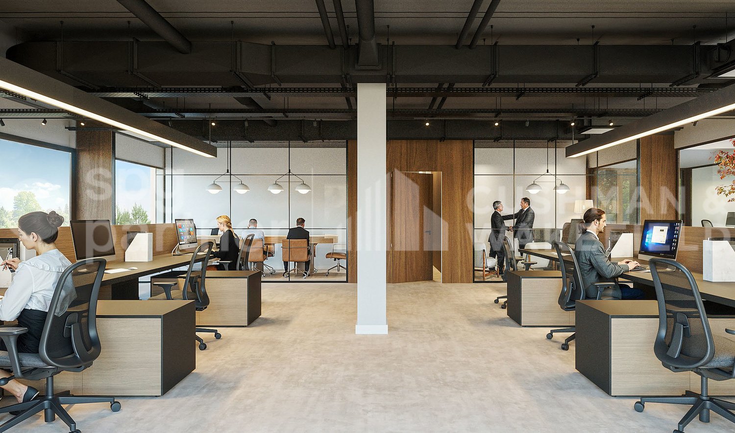 260m² office