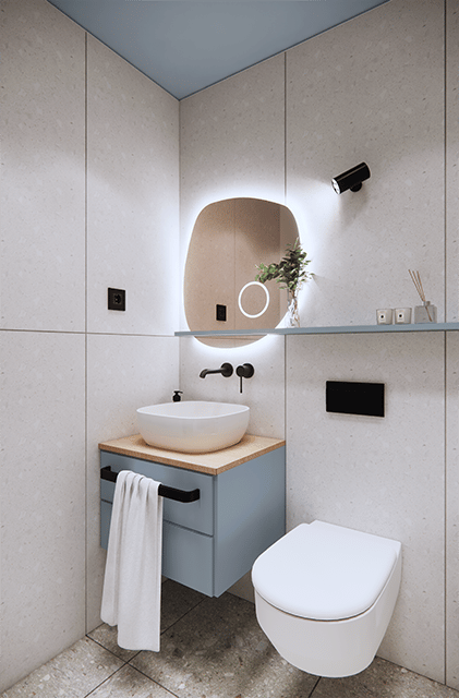 1 ¾ rooms furnished flat