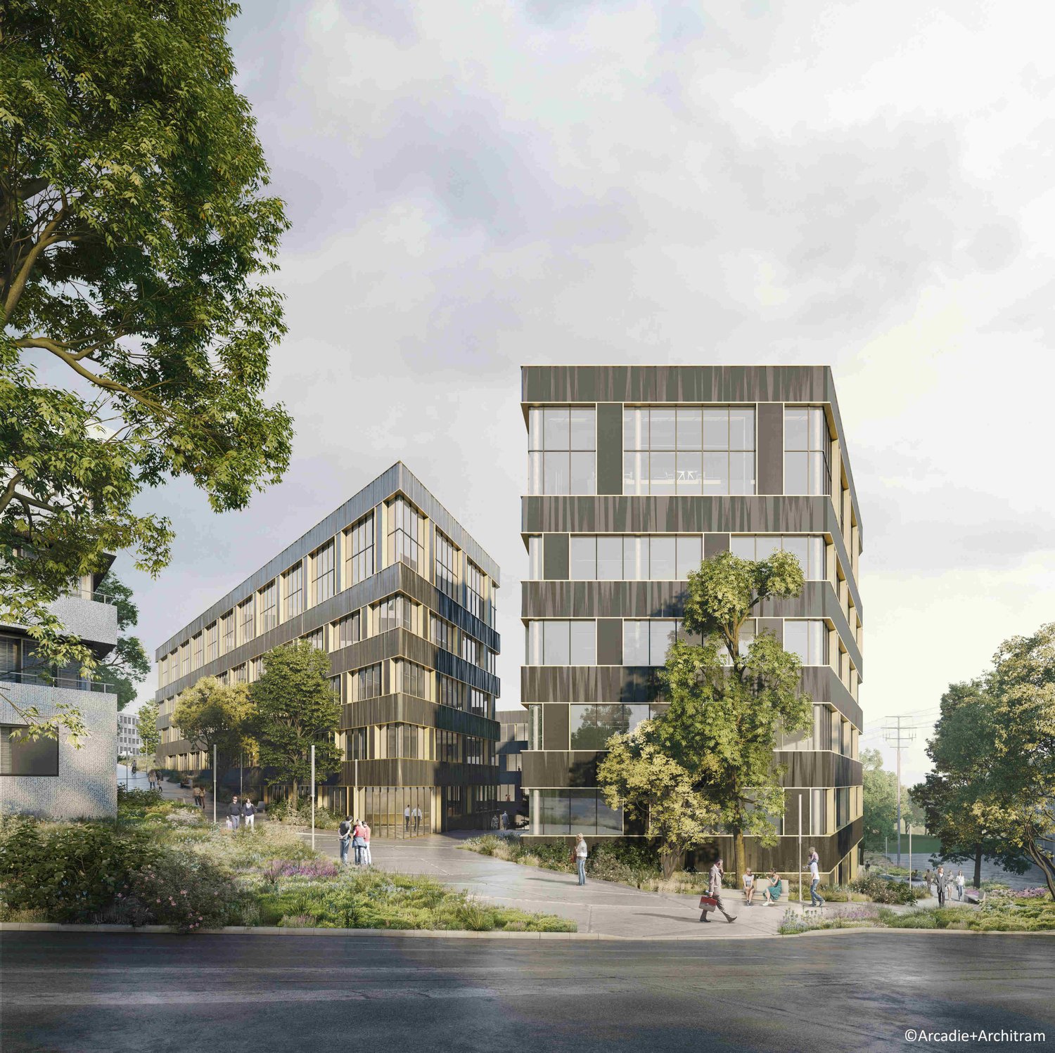 850m² office