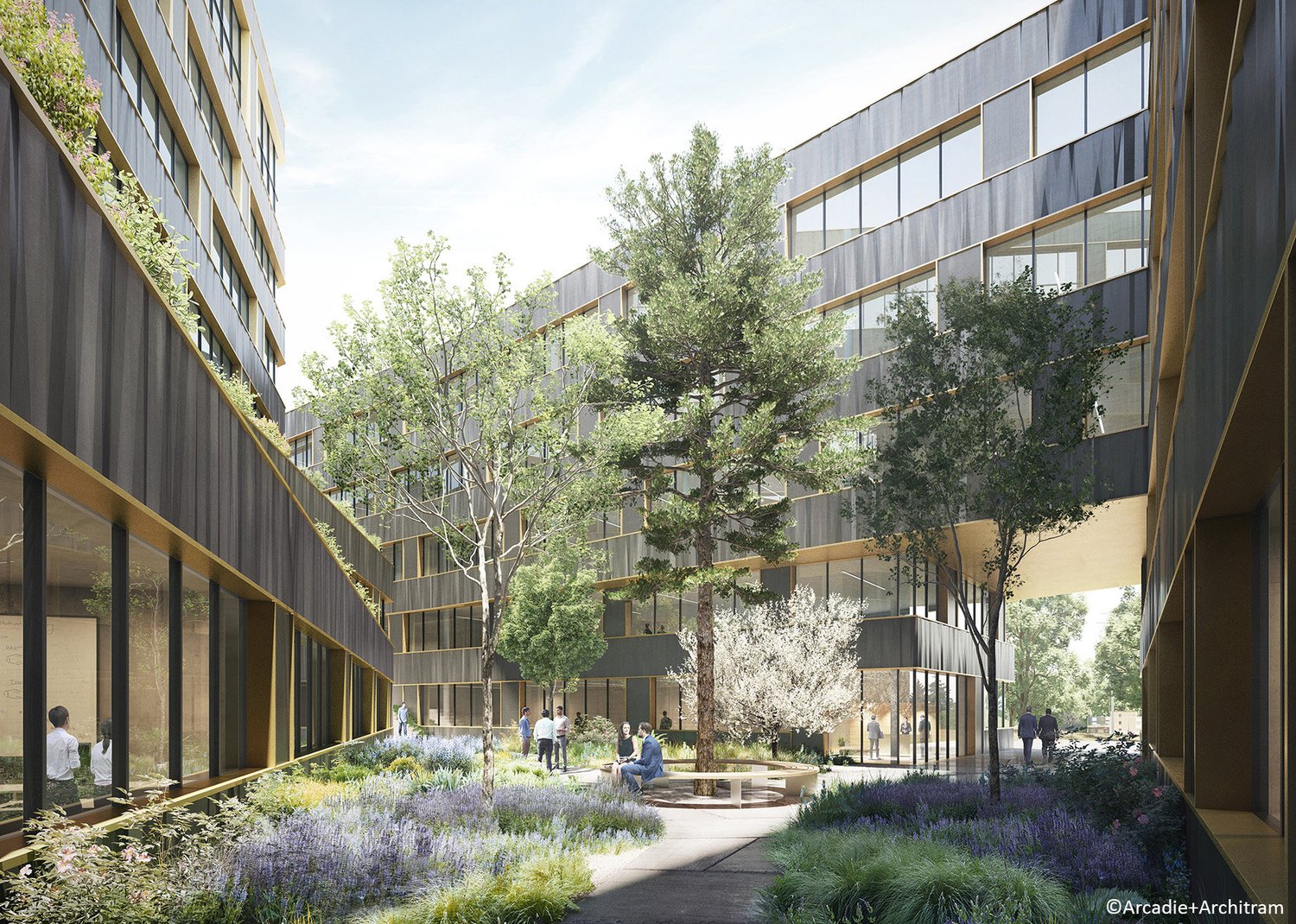 850m² office