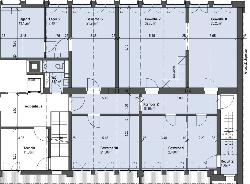 166m² commercial