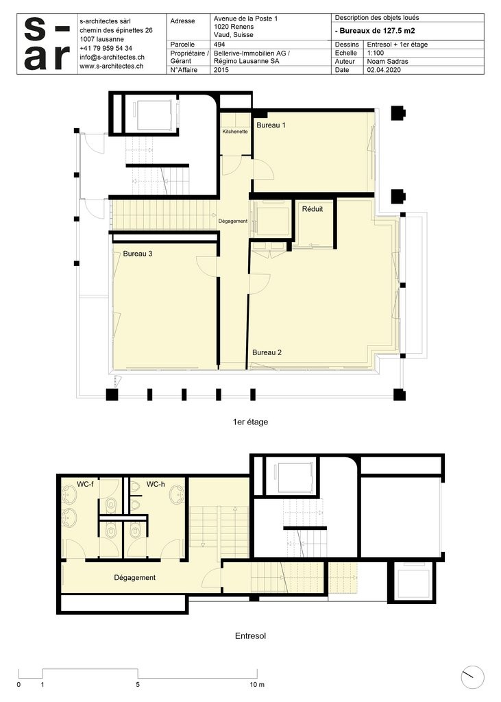 130m² office