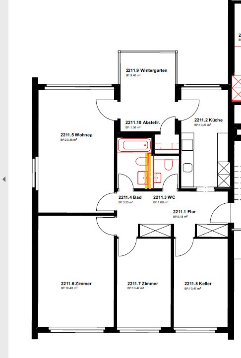 Appartement de 4 pièces