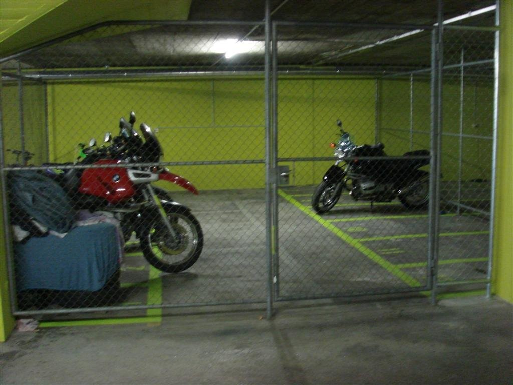 Covered bike parking