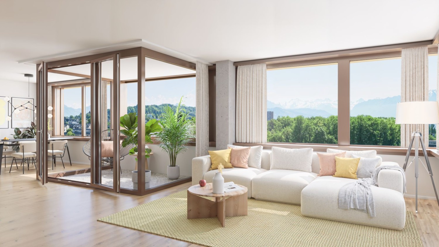 1 ½ rooms apartment