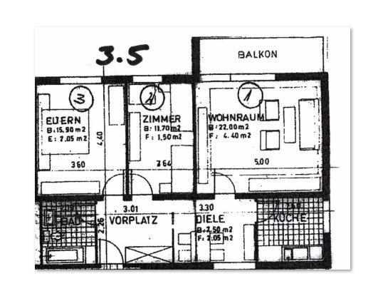 Appartamento di 3 ½ locali