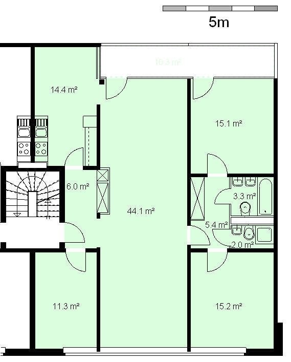 4 ½ rooms apartment