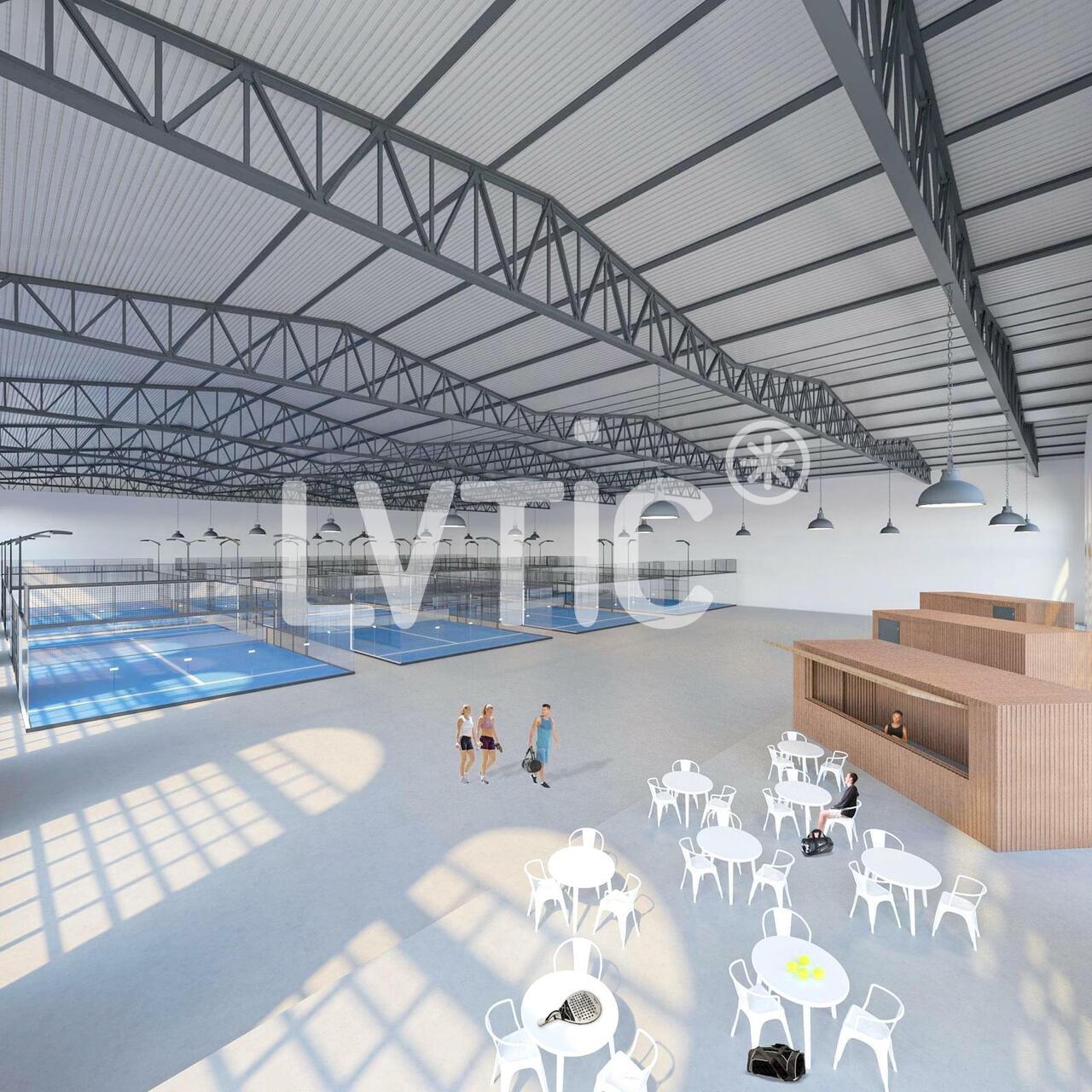 3000m² sports hall