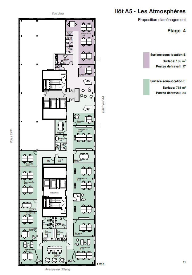 185m² office