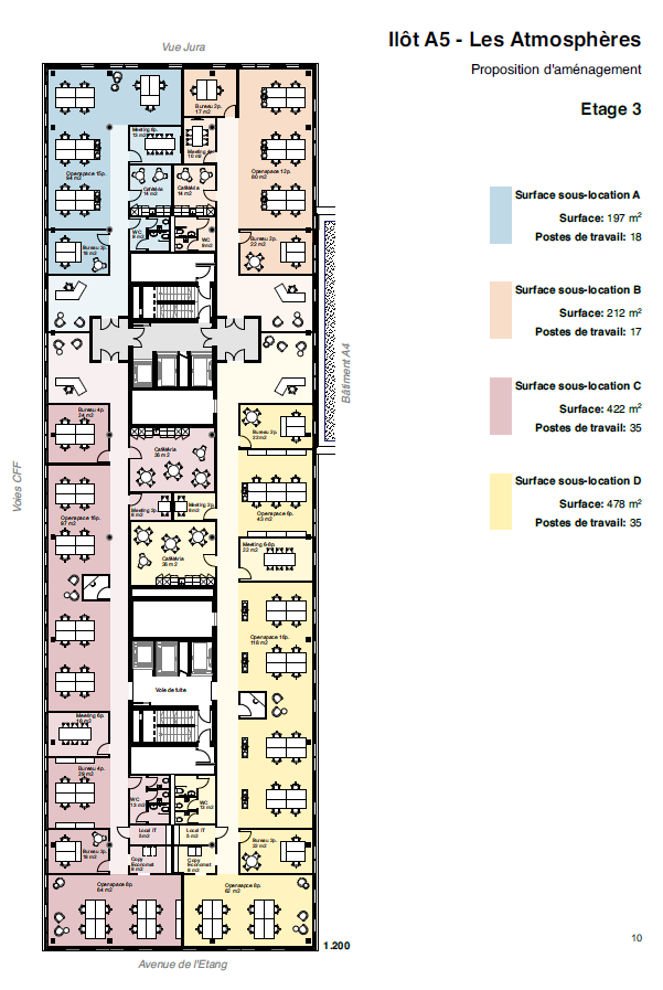 185m² office