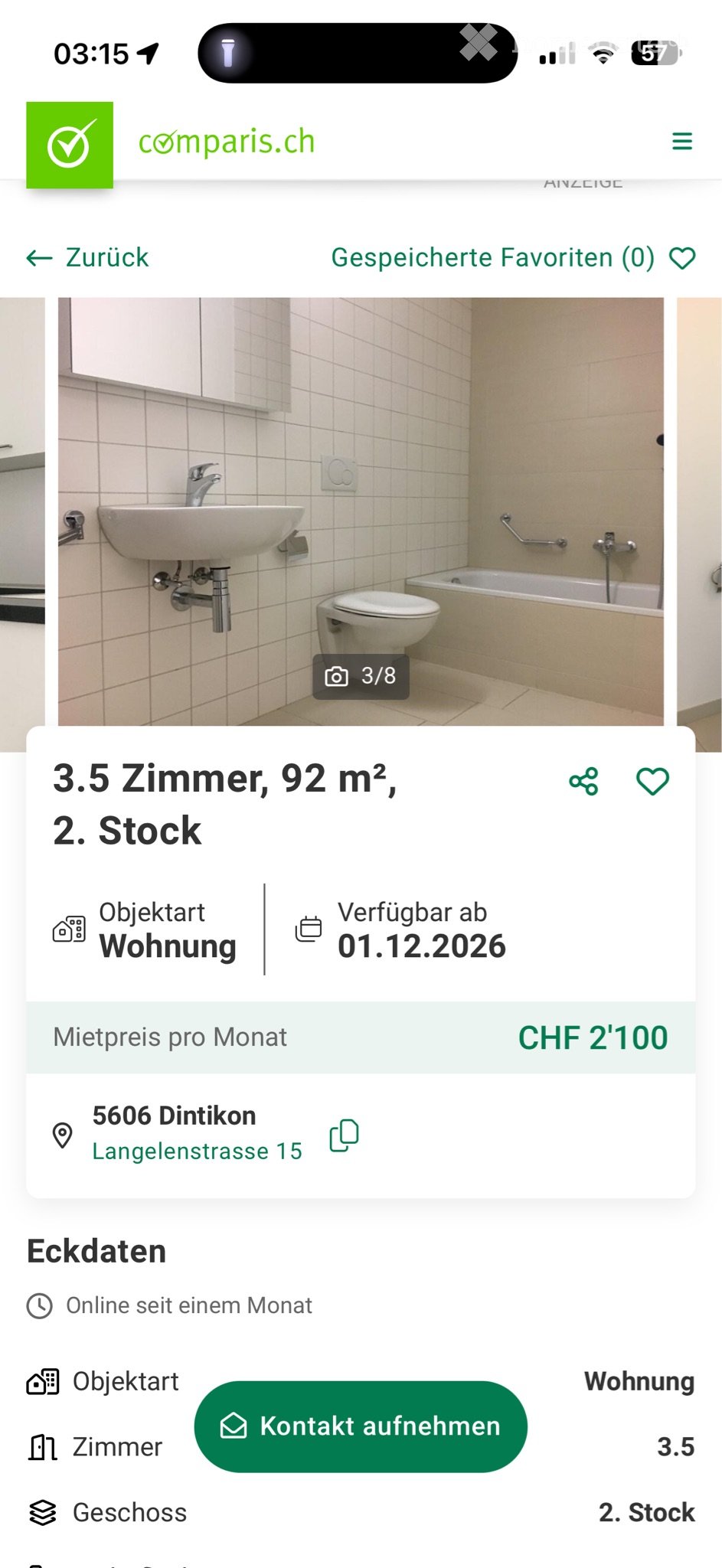 4 rooms apartment