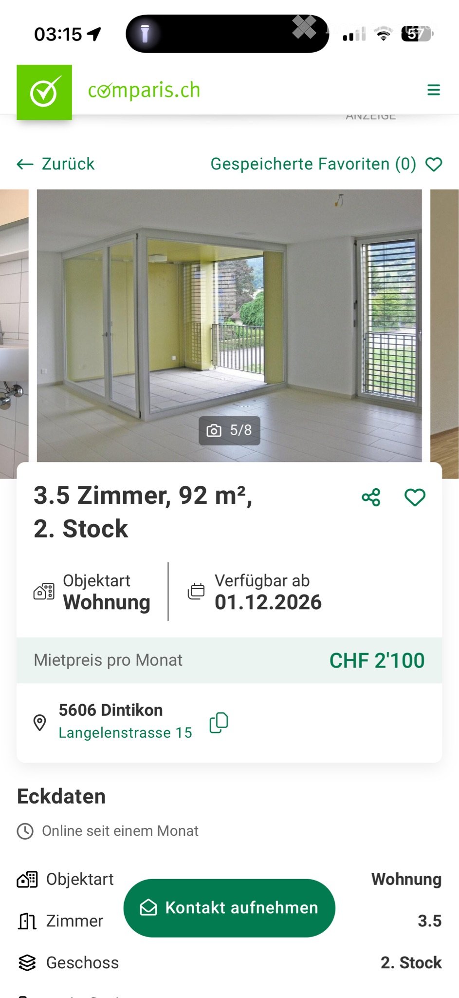 4 rooms apartment