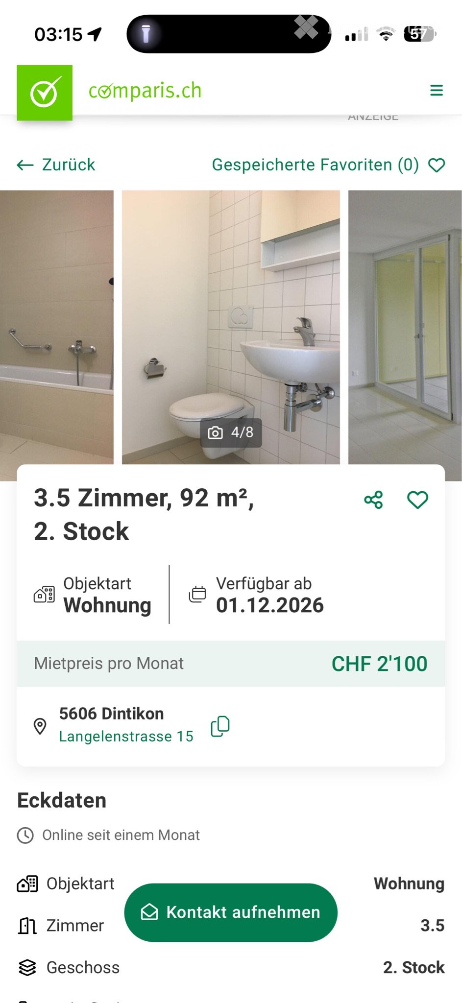 4 rooms apartment