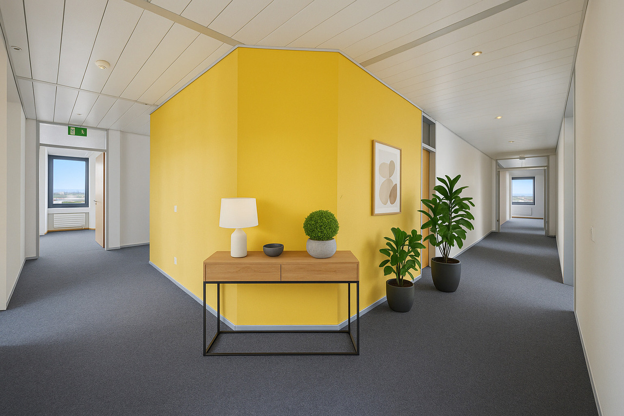 586m² office