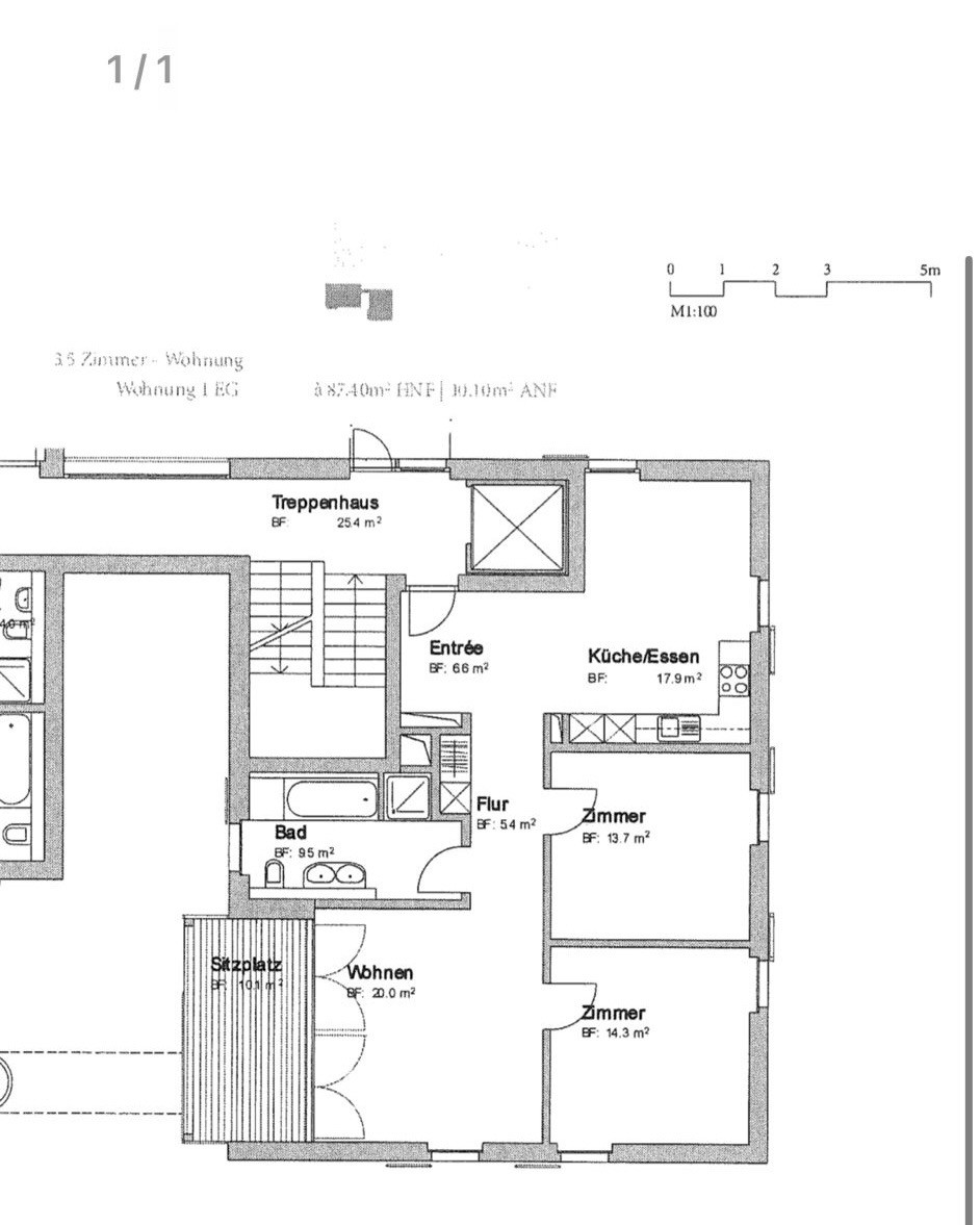 3 ½ rooms apartment