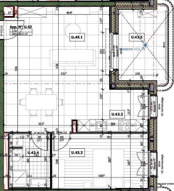 2 ½ rooms apartment