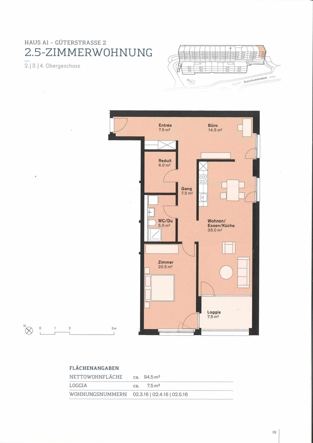 Appartamento di 2 ½ locali