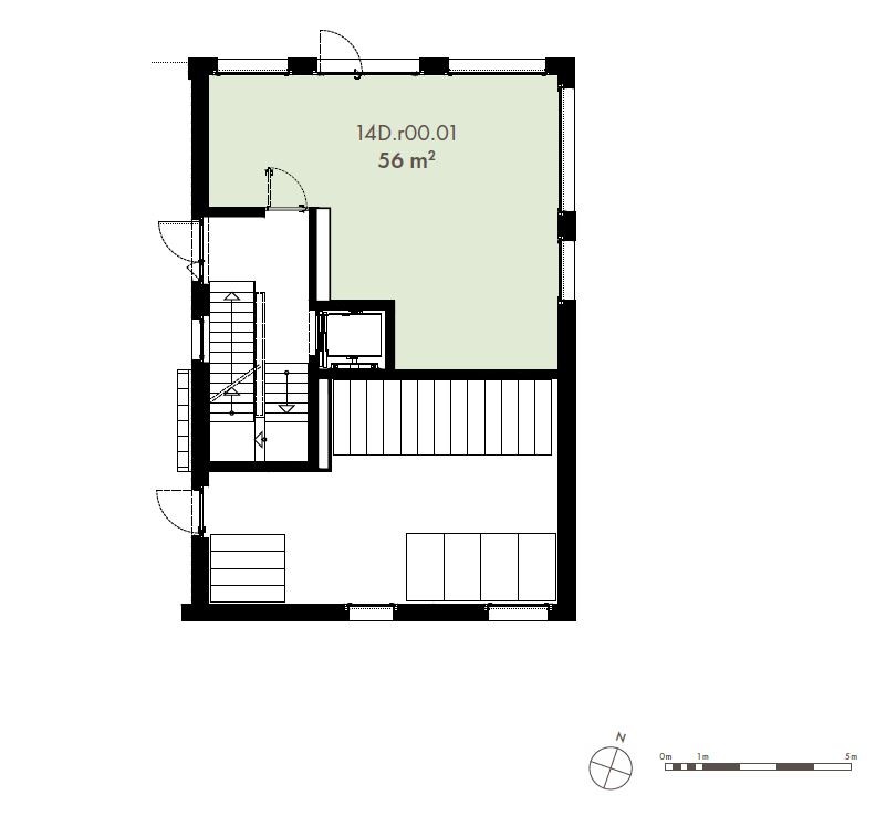 54m² Laden