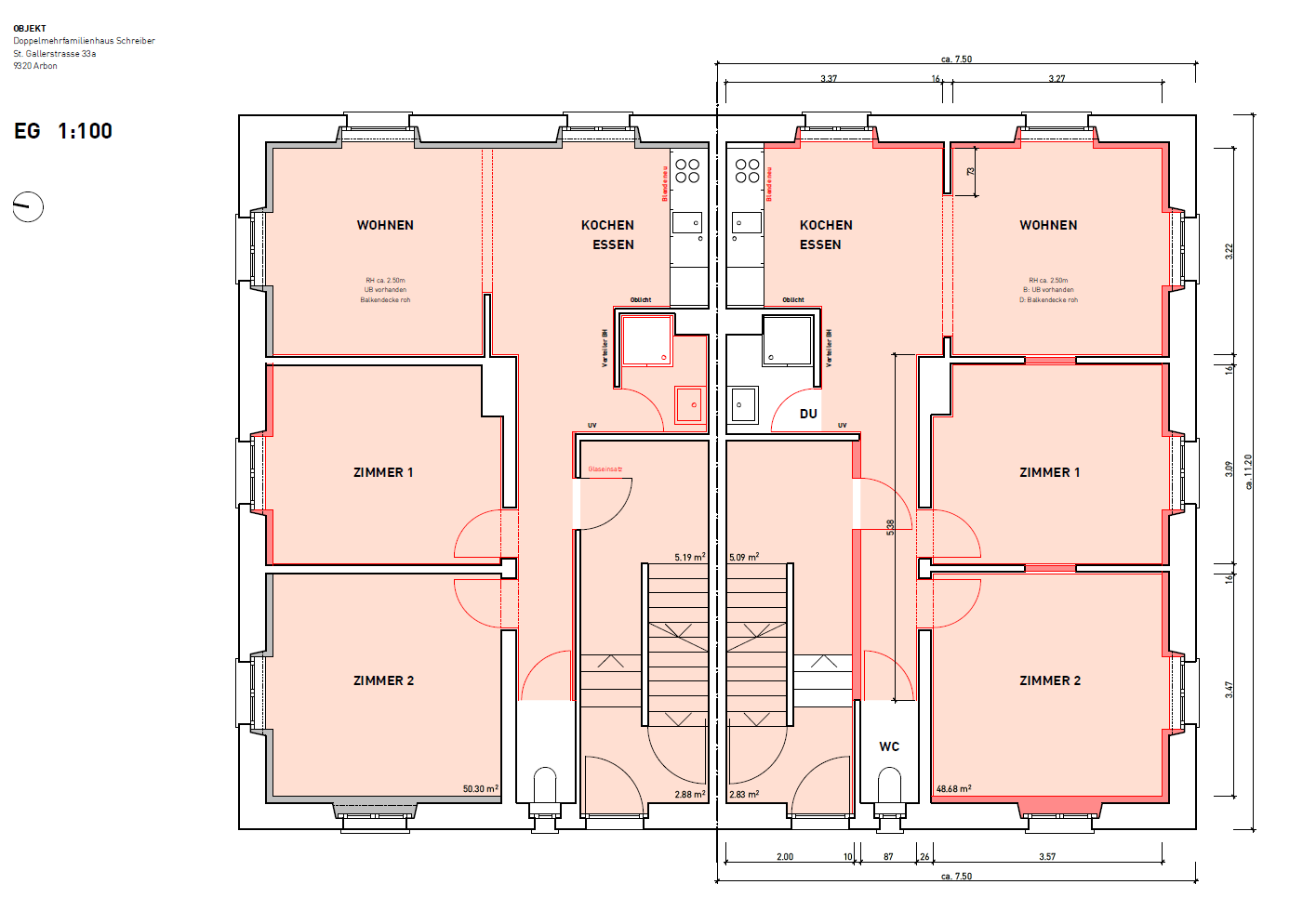 3 ½ rooms apartment