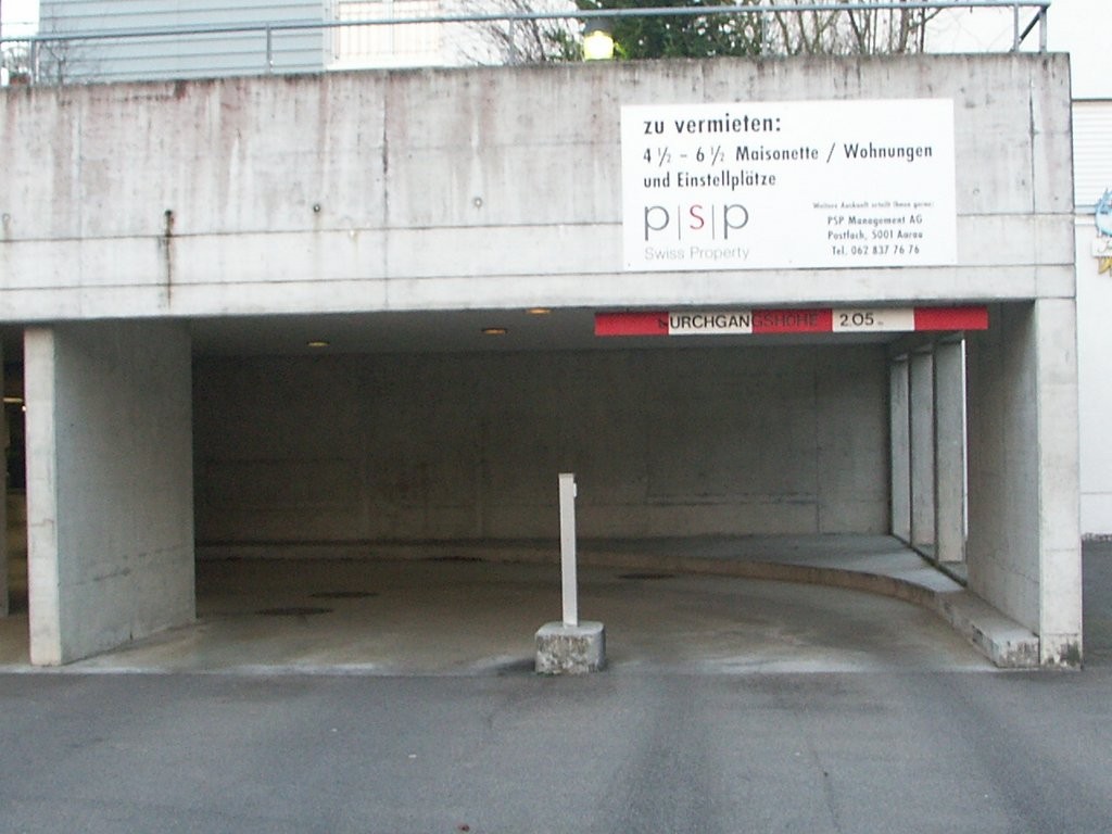 Posto auto interrato