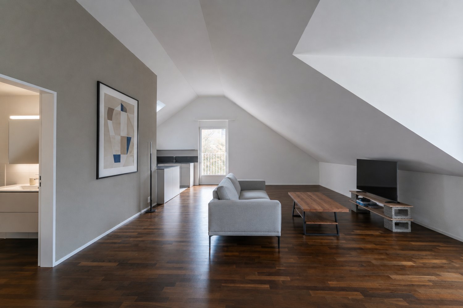 Appartamento mansardato di 2 ½ locali