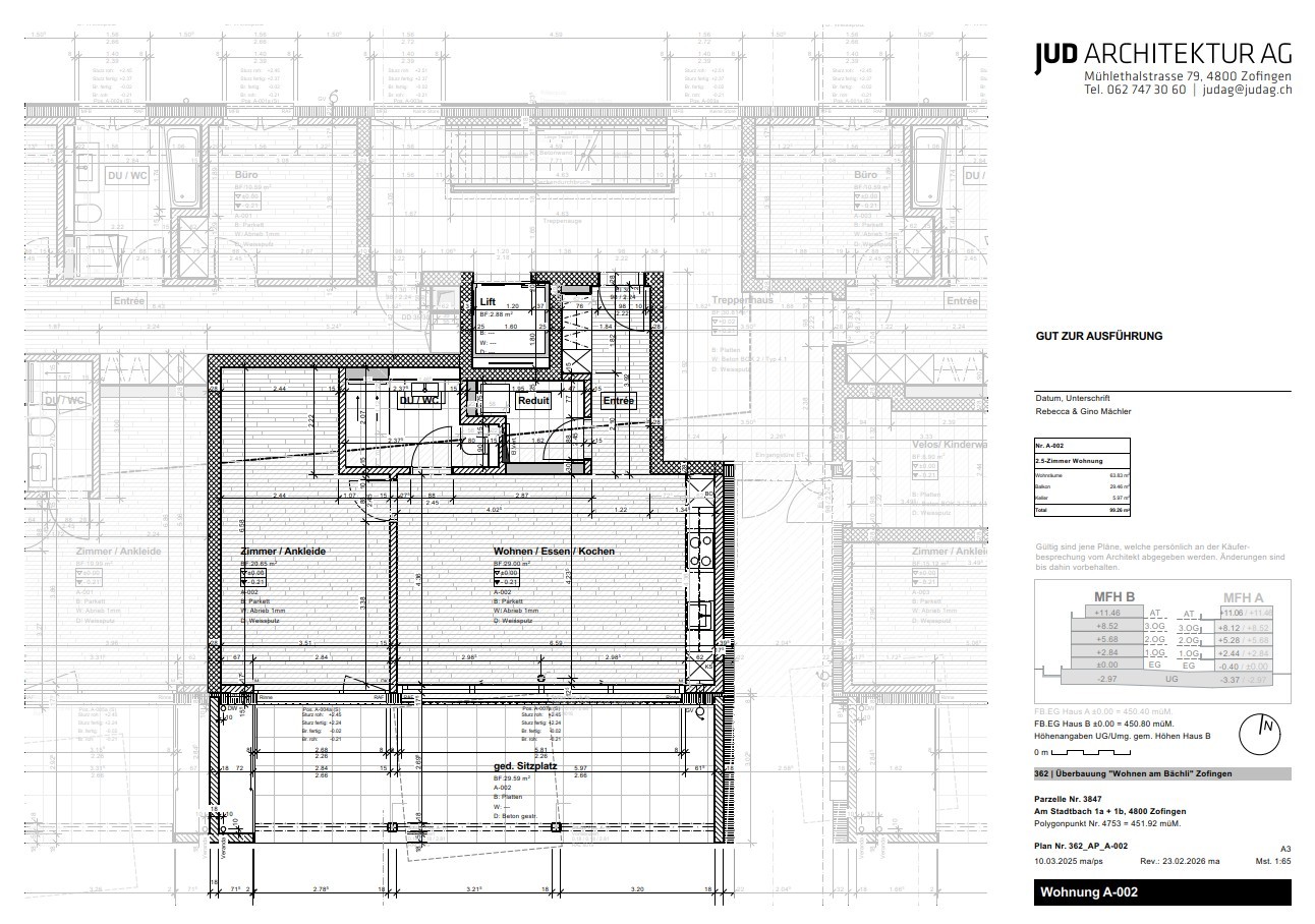 Appartement de 2 ½ pièces