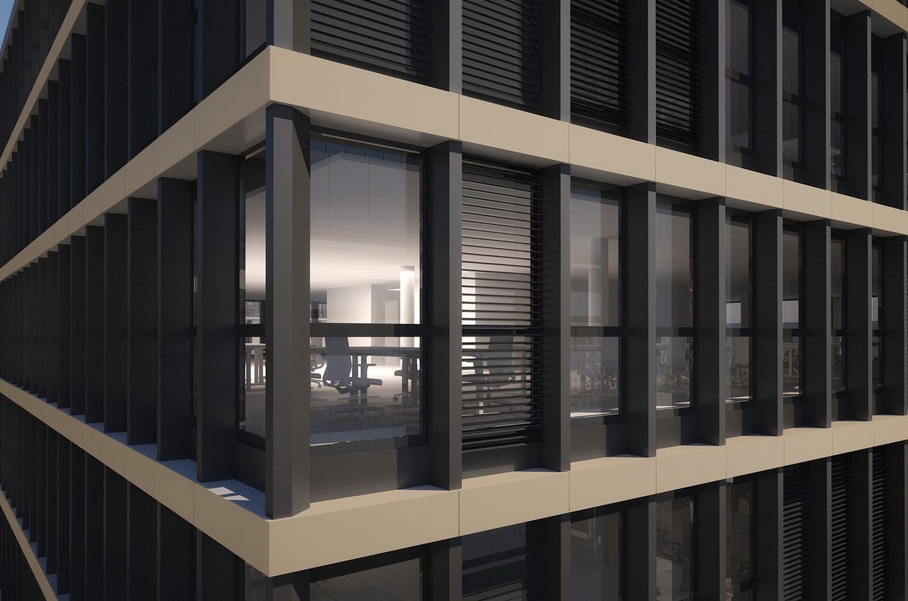 795m² office