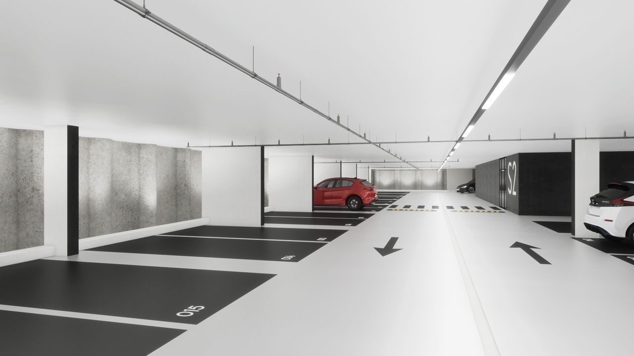 795m² office