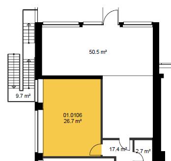 26m² office